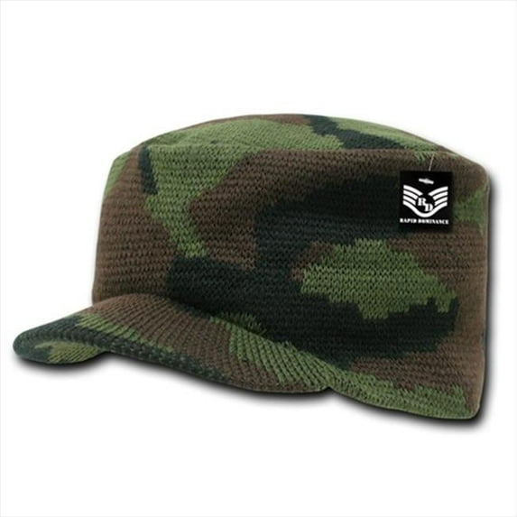 Cameo Flat Top Jeep Caps, Woodland