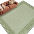 thumbnail image 1 of Cameo Green Retro Greek Key Large Area Rugs for Bedroom Living Room, Soft Non Slip Carpet Bedside Rug, Geometric Greece Ancient Rustic Rectangular Floor Cover Kitchen Accent Rug 5'x8' for Office, 1 of 9