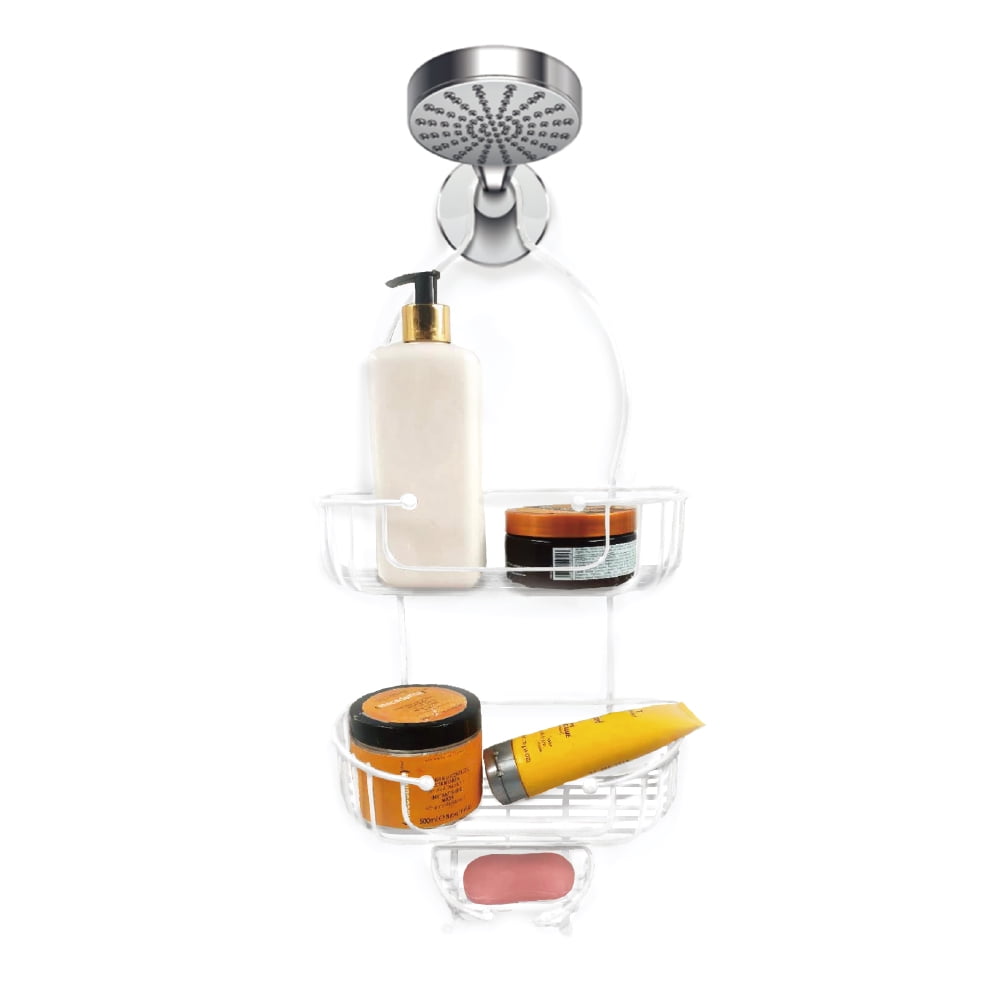 Cameo Hanging Shower Caddy, RustProof Stainless Steel, Bathroom