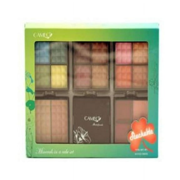 Cameo Makeup Kit, Stackable Mineral Cube, 1 Piece, Green