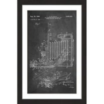 "Camera 1949 Chalk" Framed Painting Print