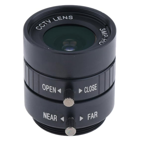 Camera 3 6mm 2 Fixed Focus Lens for Industrial Mount Cameras /2-inch