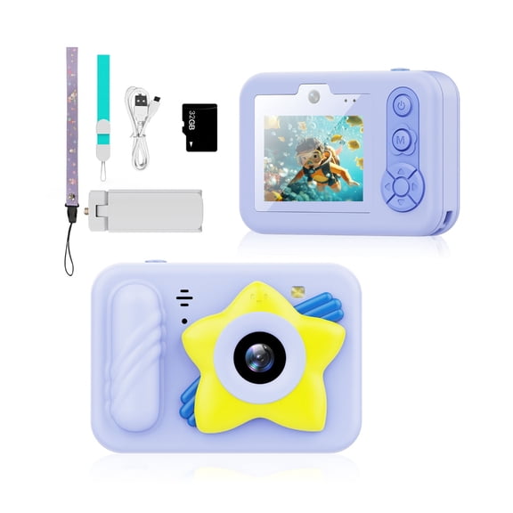 Camera 32GB Storage Shock ABS Built In Games Ideal For Outdoor Activities And Family V