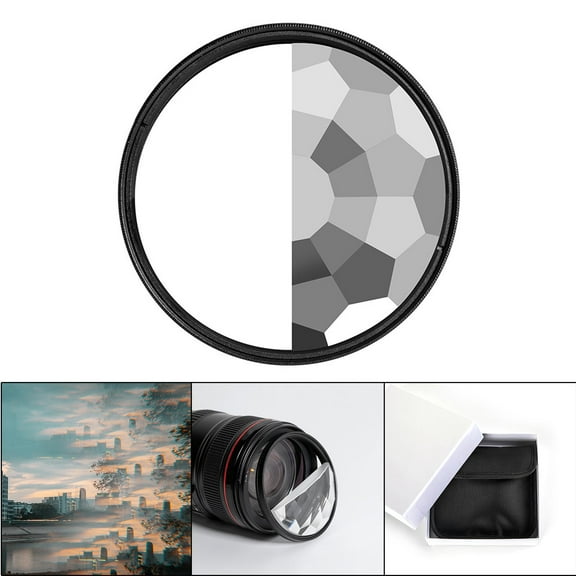 Camera 7mm Kaleidoscope Camera Lens Filter for Photographic SLR Camera Accessories Variable Number of Subjects SLR Photography