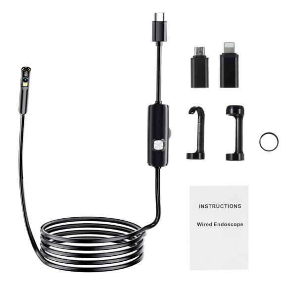 ,Camera 8 Camera With 8 1 Borescope Camera Waterproof Camera With Ios 1920p Ip68 1 Adjustable Ios Android Ip68 Waterproof 1 Led 1 Lens Borescope Snake Camera Ios 1 Android 1920p 3.5m