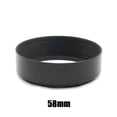 thumbnail image 1 of Camera Accessories Replacement Mid Focus Metal Black Protective Shield Sunshade Anti-Glare Cover Screwed Lens Hood 58MM, 1 of 7