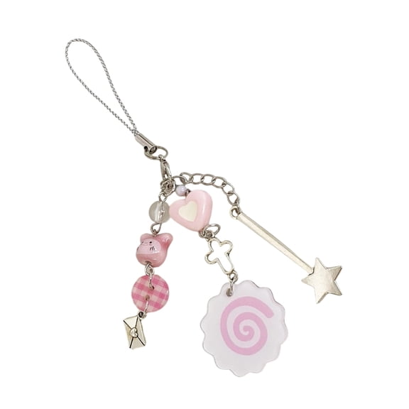 Camera Accessory Beaded Keyring with Strong Hook Travel Safety Key Holder Suitable for Backpack or Photography Gear