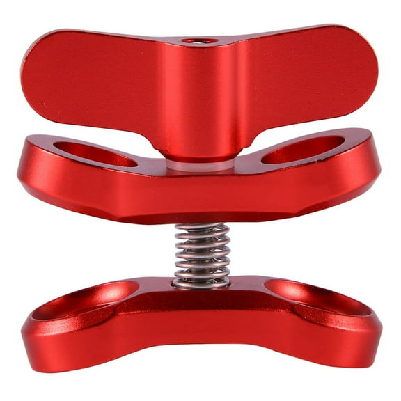 Camera Accessory Diving Lights Ball Butterfly Clip Arm Clamp Mount Aluminum For Hero 3+/4/5 Gitup SJ6000 Red