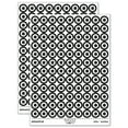thumbnail image 1 of Camera Aperture Shutter Lens F-Stop 200+ Round Stickers - Black - Matte Finish - 0.50" Size, 1 of 3