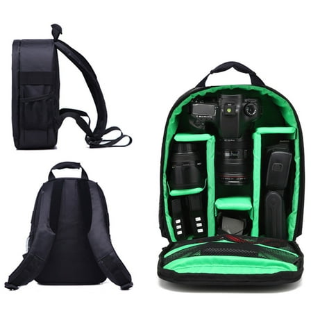Camera Backpack under $5! CQCYD Camera Backpack for DSLR and Photography Equipment, Waterproof Camera Bag with Padded Compartments, Travel Camera Case for Outdoor Shooting and Storage