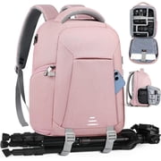 Camera Backpack for DSLR SLR Mirrorless Cameras - Professional 15.6 Inch Laptop Compartment Photography Bag with Tripod Holder & Rain Cover for Travel & Hiking,