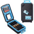 thumbnail image 1 of Camera Battery Memory Card Case, Memory Card Hard Protector Case Professional Water-Resistant Anti-Shock Camera Battery Storage Box for 2 Camera Batteries 4 SD Cards 2 XQD Cards or 2 CF Cards B, 1 of 5