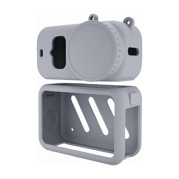 Camera Body Protective Case with Lens Cap for DJI OSMO Nano Full Protector Sleeve Anti-Scratch Shockproof Soft Skin Drop-Resistant Housing Shell