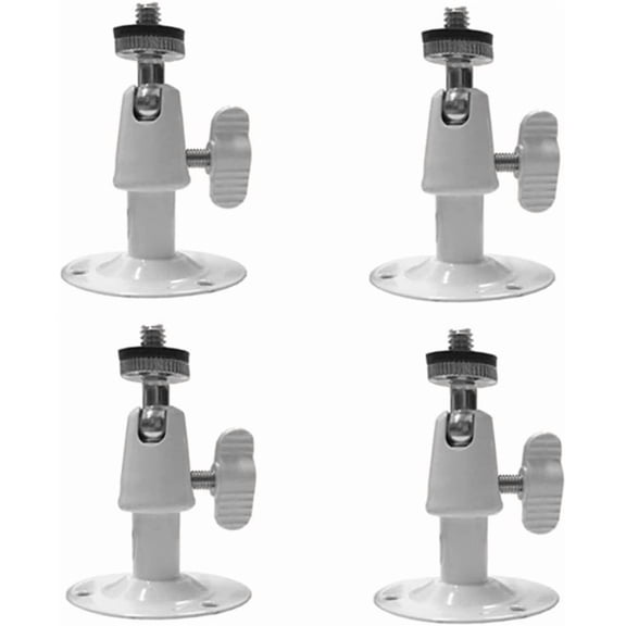 Camera Bracket Mount Pack of 4 Metal Outdoor/Indoor Use Security Bracket for Oculus Rift Sensor CCTV Suvellicance System
