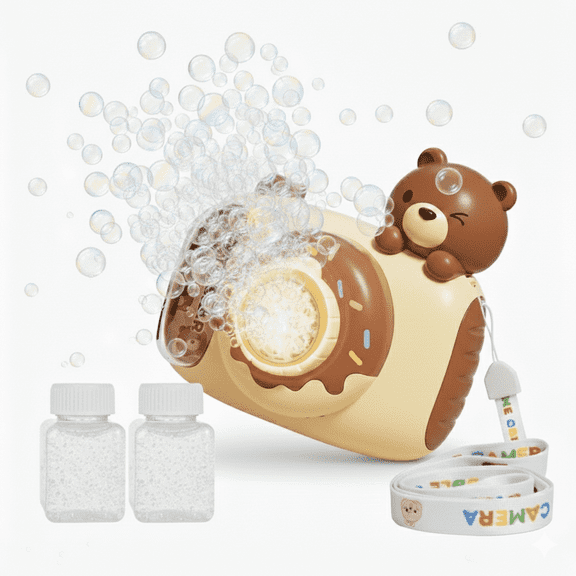Bubble Machine, Ejoyoyin Camera Shape Bubble Machine for Kids, Outdoor Summer Toys Bubble Maker Blower for Toddlers Boys Girls Ideal Gifts for Birthday