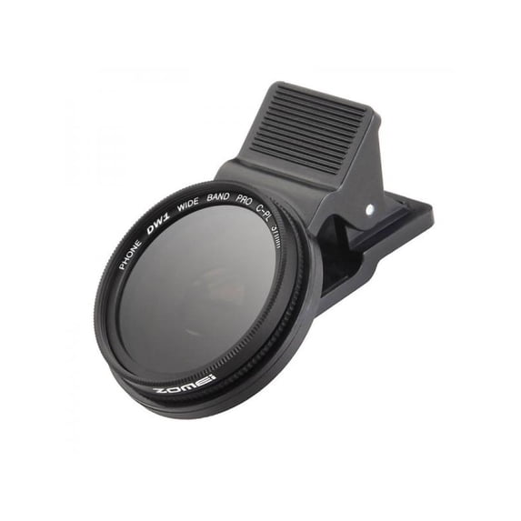 Camera CPL Filter Circular Polarizer Lens & Clip for iPhone Android Smartphone