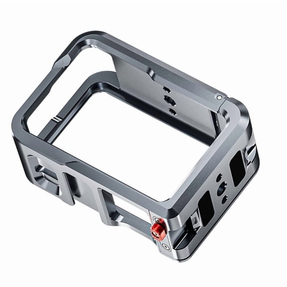 Camera Cage for Action 5 Professional Sports Camera Metal Protective Rig with Cold Shoe Mount Studio Accessories