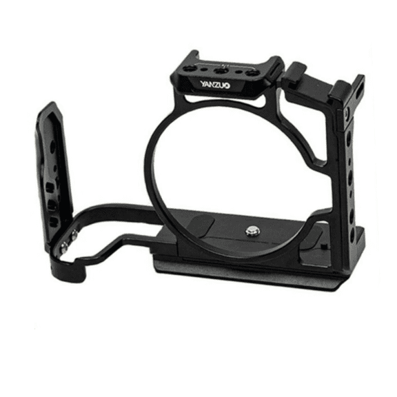 Camera Cage for Canon EOS R8 RP Camera Protection Frame with 1/4 Screw Holes Cold Shoe Cameras Bracket