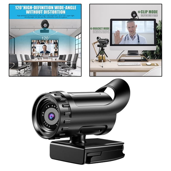 Camera Camera Full Widescreen Laptop USB s Tripod Desktop Notebook Video Calling Recording - 1080p 1K