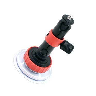 1/4 Inch Screw Car Windshield Suction Cup Mount Holder For Dash Cam / Digital Video Recorder - Black