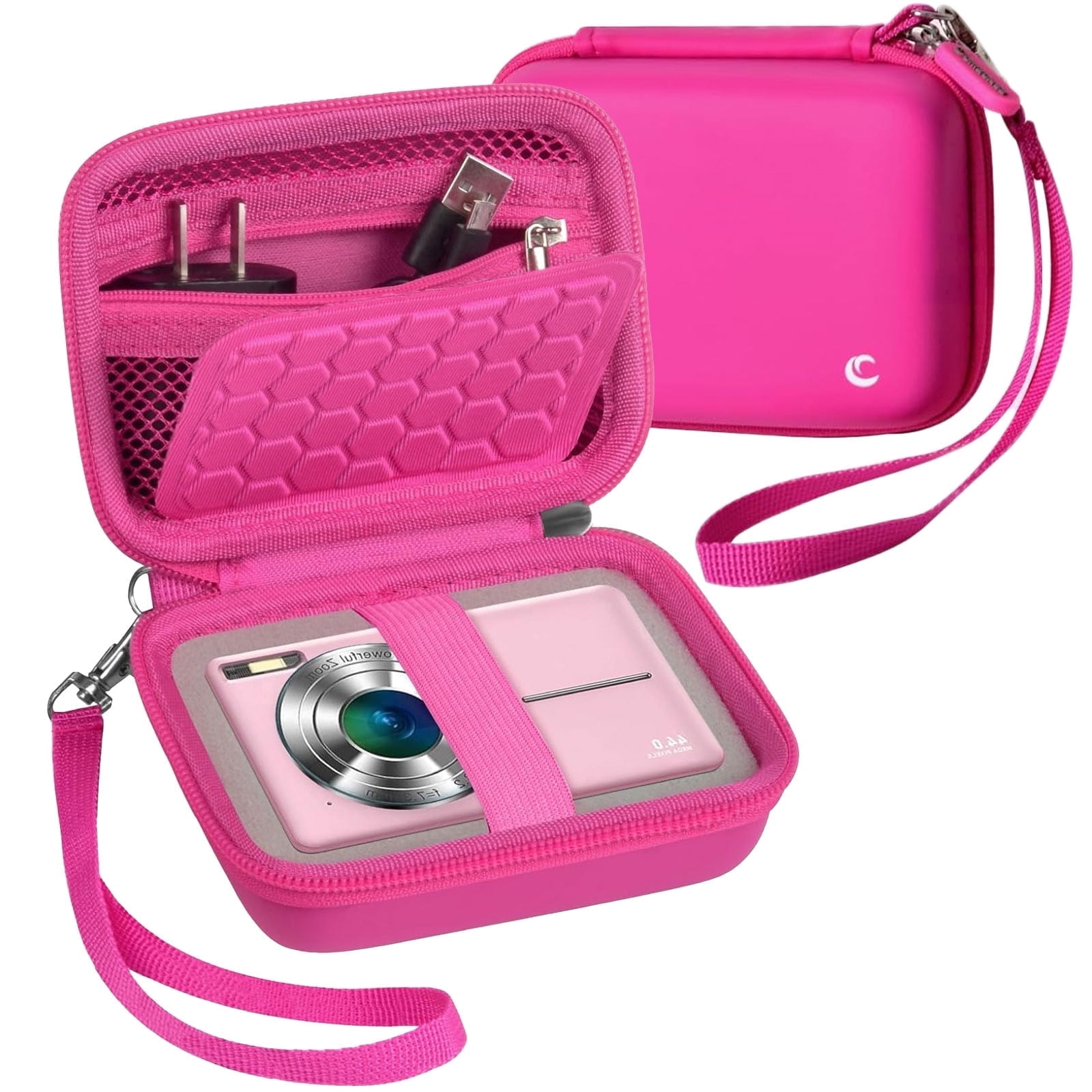 Red Camera Case Camera Case Compatible with Kids Digital Camera and Accessories for ...