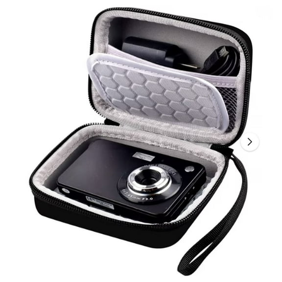 Camera Case For Kids Digital Camera Protective Carry Bag Pouch With Strap Portable Storage For Camera Accessories 1Pc 0.17 Pounds