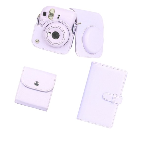 Camera Case Protector With 108 Slot Photo Storage Album Portable Carry Design for Mini12 Camera Daily Carry Use