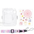 thumbnail image 1 of Camera Case Scratch-Resistant Crystal Storage Protective Cover with Straps Sticker for Instax Mini 12, 1 of 7