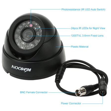 Camera, Cctv Indoor 1/3 In Ir-cut Camera Cctv 1200tvl Camera Camera Cctv Camera 1200tvl Wyan Eryue Cctv Camera Vision 1/3 Ir-cut