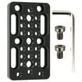 Camera Cheese Plate Camera Easy Mounting Plate with 1/4in 3/8in Screw
