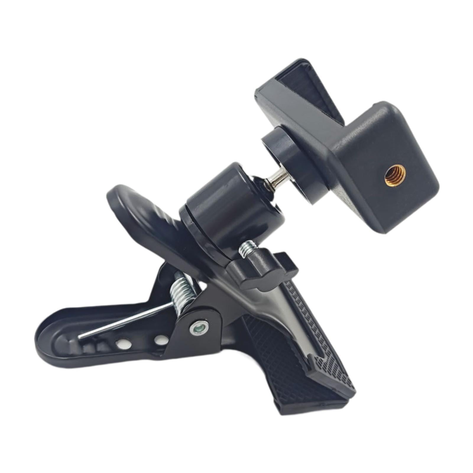 Camera Clip Clamp Holder Ball Head Mount Durable Metal Frame Nonslip ...