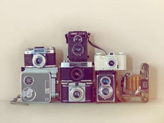 Camera Collection Canvas Art - Ian Winstanley (18 x 24)