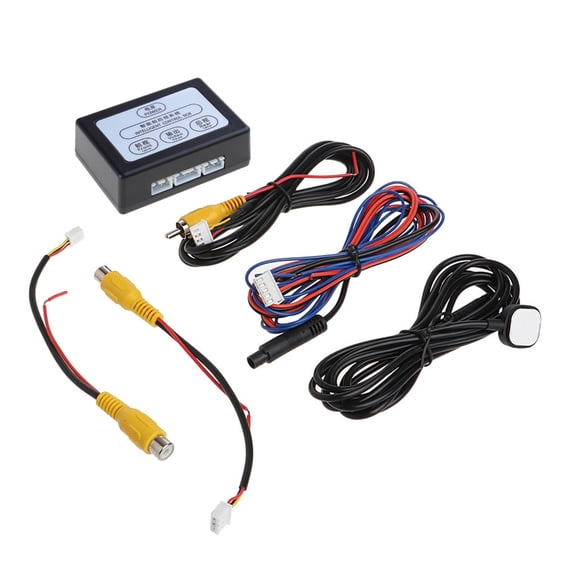 Camera Converter for Car Parking Camera Converter Front Rear View Video 2 Channel Control Box for CVBS &AHD