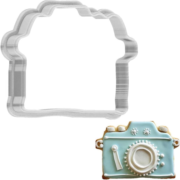 Camera Cookie Cutter 4 Inch Made in USA by WONDERTORY