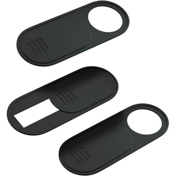 Camera Cover Slide, 0.028 Inch Ultra-Thin Phone Cover, Computer Slide for MacBook, iMac, Laptop Desktop, Pc, iPad, iPhone, Smartphone Protect Visual Privacy Security (-3 Pack)