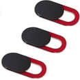 thumbnail image 1 of Camera Cover, Webcam Cover Slide, Tablet Camera Cover Compatible for Laptop Desktops, PC, Tablet,MacBook, iPhone, Cell Phone and More Accessories -Protect Your Privacy Security (3-Pack), 1 of 5