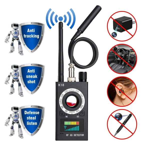 Camera Detector & RF Finder, Bug Detector, Wireless Camera Detector for GPS Tracking GSM Listening Device Finderspecialized Upgraded Version