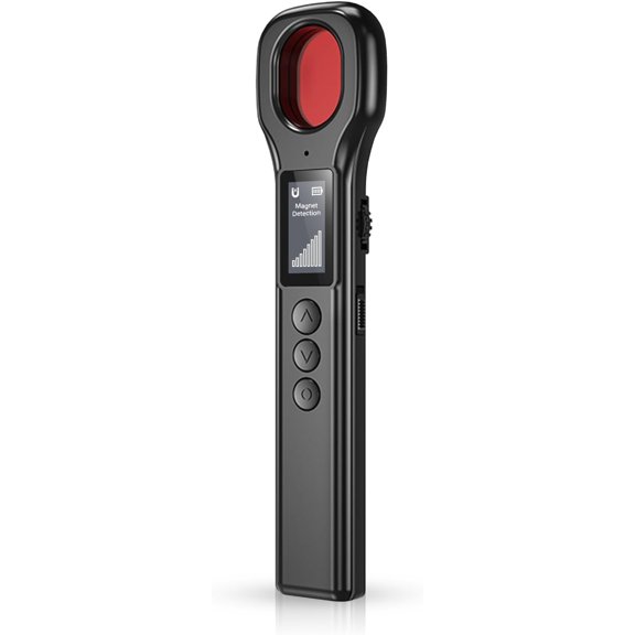 Camera Detectors, 2026 Anti Spy Camera Finder, GPS & Detector, Listening Device Detector, 5 Levels Sensitivity 4 Modes for Hotel Rooms, Travel, Office, (Black)