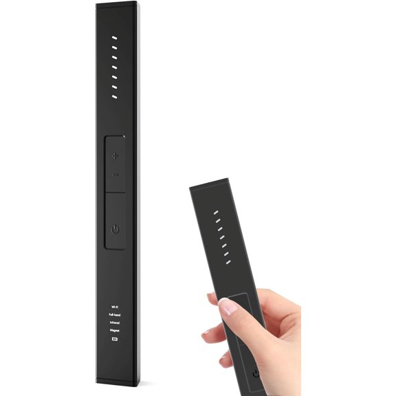 Camera Detectors, Upgraded Bug Detector, GPS Device Finder, Wireless Signal Scanner, 6 Modes Hidden Camera Detector for Travel, Home, Bathroom, Office, Car, Black