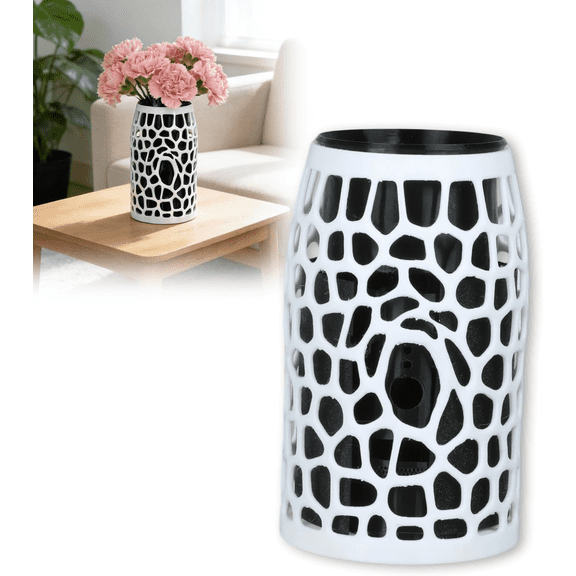 Camera Disguise Vase | Compatible with Ring Indoor Cam (2nd Gen) | Decorative Discreet Vase | Unobstructed View | Cable Management | Easy Setup(Does not Include Plants)
