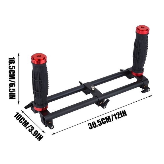Camera Dual Grip Extender Handle Gimbal Stabilizer Rig Accessory for Zhiyun Feiyu