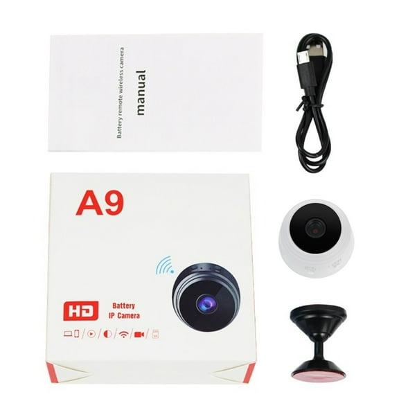 Camera Espion WiFi 1080P Mini Camera Internal/External Surveillance Home Camera with Night Wiring Network Camera Surveillance