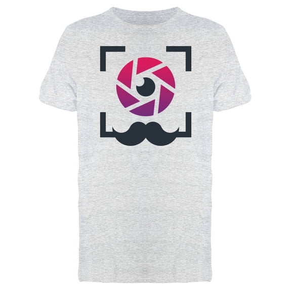 Camera Eye Moustache Tee Men's -Image by Shutterstock