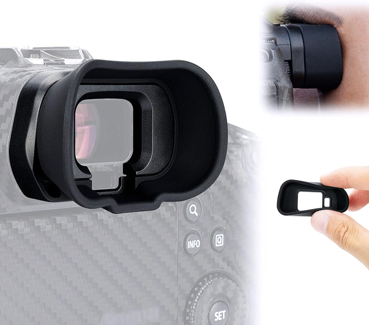 Camera Eyecup Eyepiece Viewfinder for Canon EOS R5 R6 Mark II R6 R5 C ...