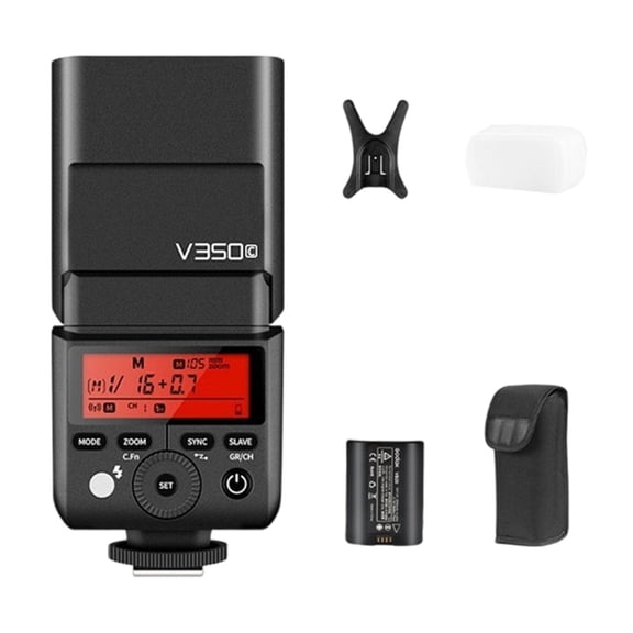 Camera Flash Unit With TTL Metering And Rechargeable Battery V350N/ V350C For Wedding Photography