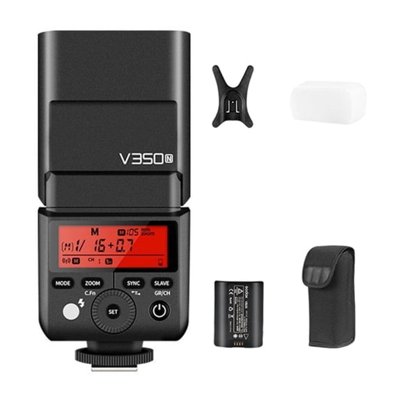 Camera Flash Unit With TTL Metering And Rechargeable Battery V350N/ V350C For Wedding Photography