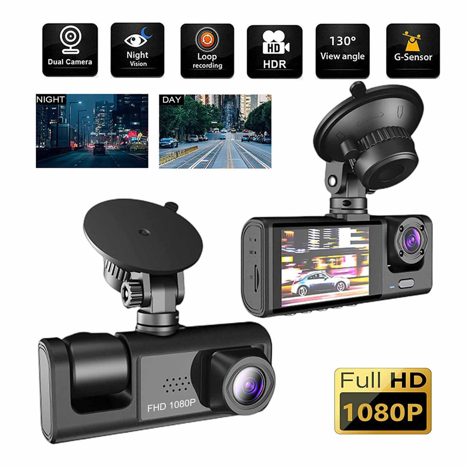 Camera Front And Rear Cam With 1080p Camera/Three Channel Video