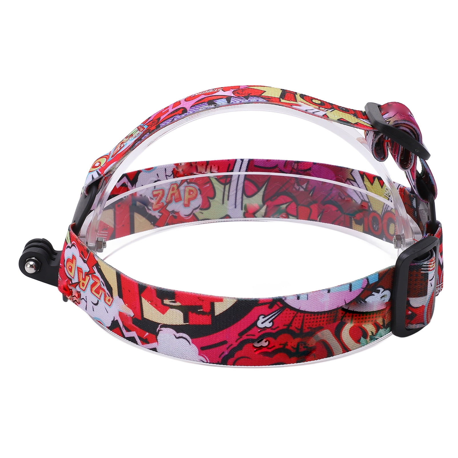 Camera Head Mount, Portable Action Camera Head Strap, 180 Degrees