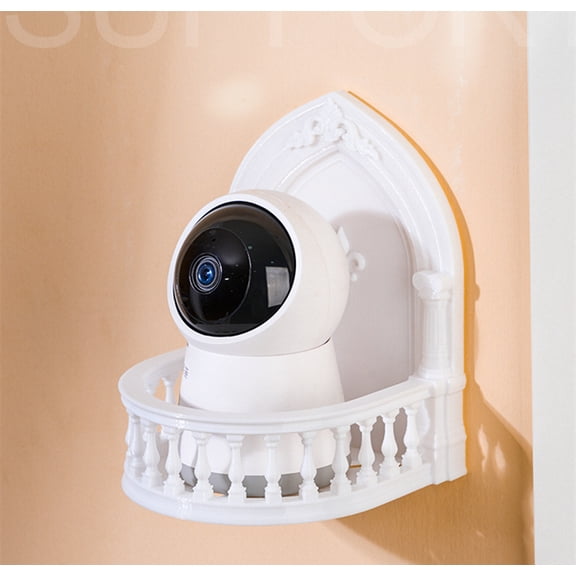 Camera Holder Wall Mount Holder for Tapo Pan/Tilt (C200 & C210) Smart Security Camera, Wall Decoration Custom Designed Bracket, Reduce Blind Spots & Clutter Adhesive Install
