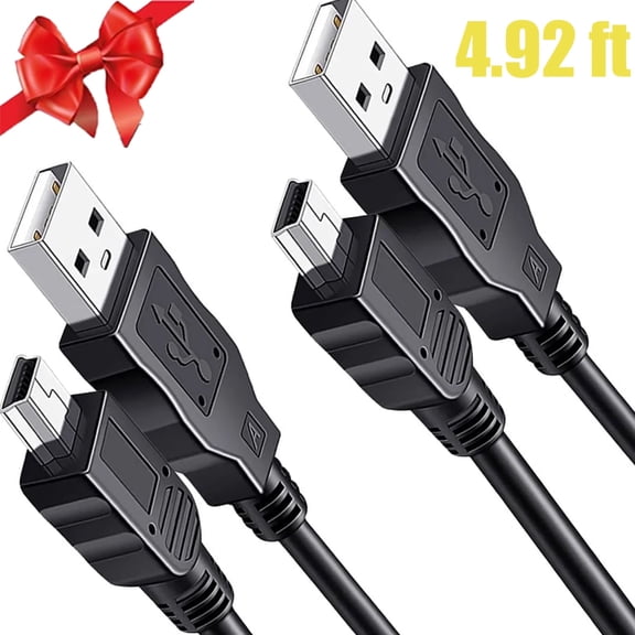 2PCS Camera IFC-400PCU IFC-200U IFC-500U USB Data/File Transfer Cable Cord Wire for Canon PowerShot ELPH 360 HS, Rebel EOS T1i T2i T3 T3i T4i T5 T5i T6 T6i T6s T7i & Vixia Camcorders